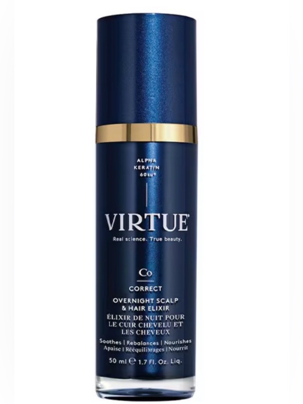 Virtue Overnight Scalp & Hair Elixir New